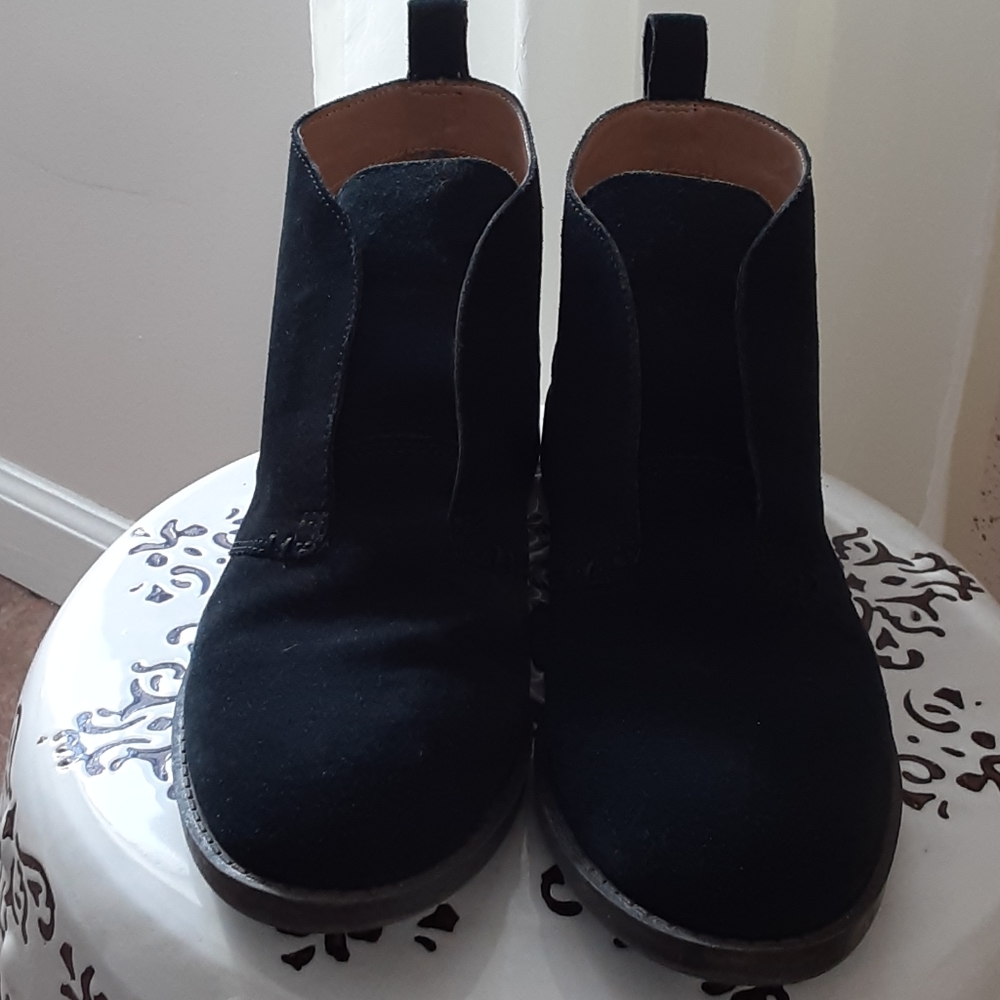 Franco Sarto suede slip on Booties